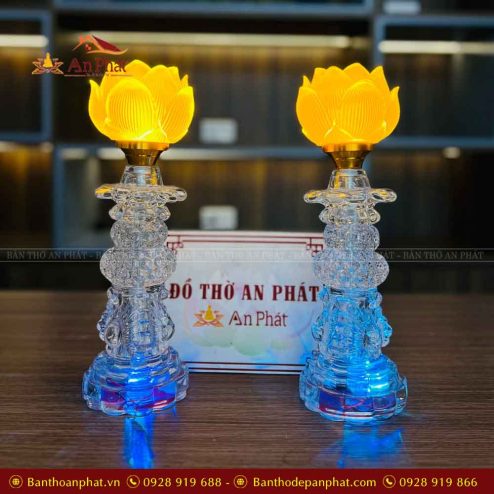 den tho luu ly hoa sen cup cao 30cm dt1048 2