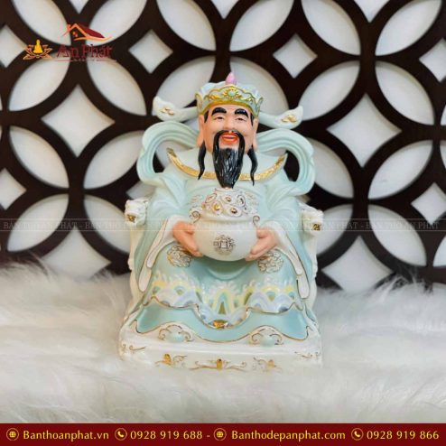 tuong than tai ong phat duc hoa xanh t020