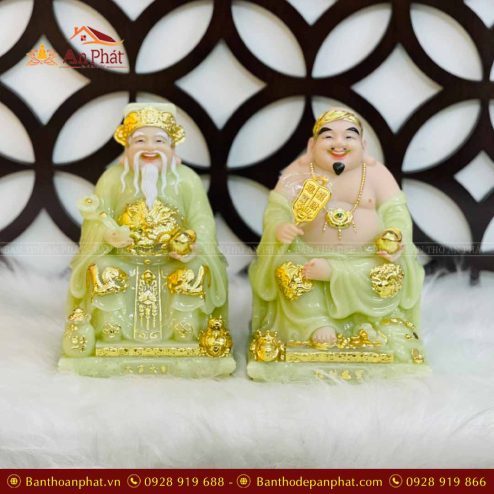 tuong than tai tho dia 2 ong phu quy rong xanh ngoc t062 2