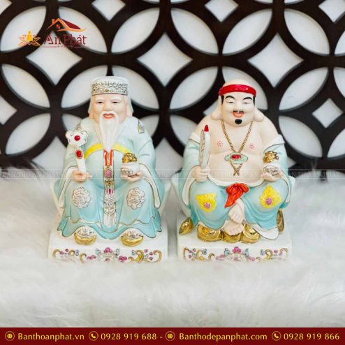 tuong than tai tho dia su duc hoa xanh bo 3 ong t019 6