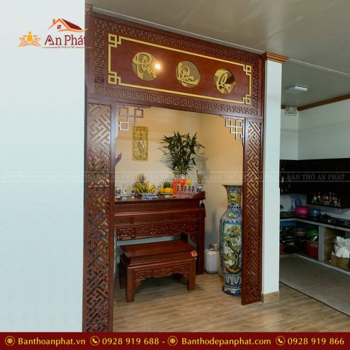 Vách ngăn CNC phòng thờ đẹp