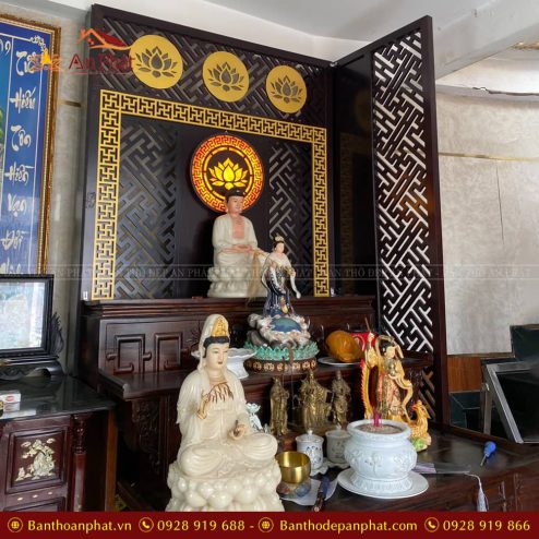 Vách ngăn bàn thờ CNC hiện đại