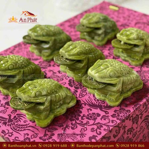 Cóc Thiềm Thừ Đá Hoàng Long Xanh VP0083