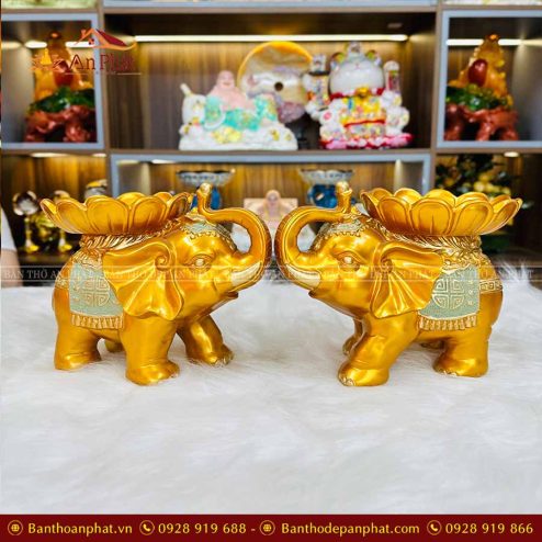 Voi Dâng Hoa Quả Vàng VP0062