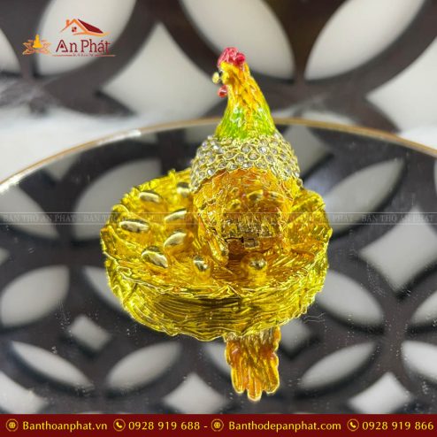 ga de trung vang do phong thuy vp0096 3