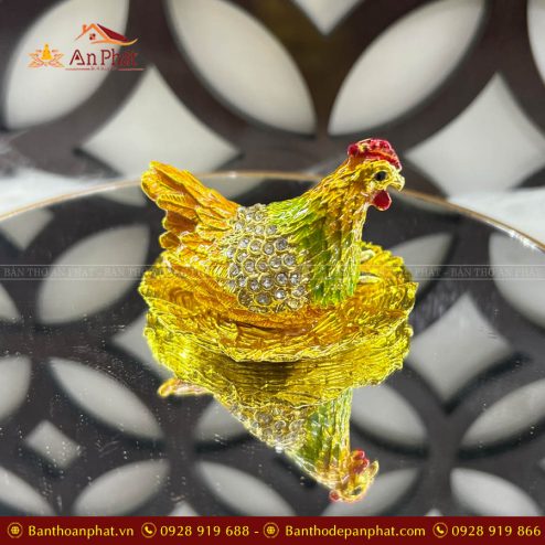 ga de trung vang do phong thuy vp0096 4