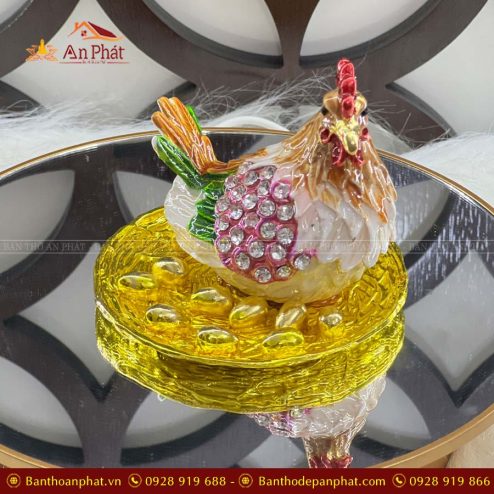 ga de trung vang phong thuy vp0094 3