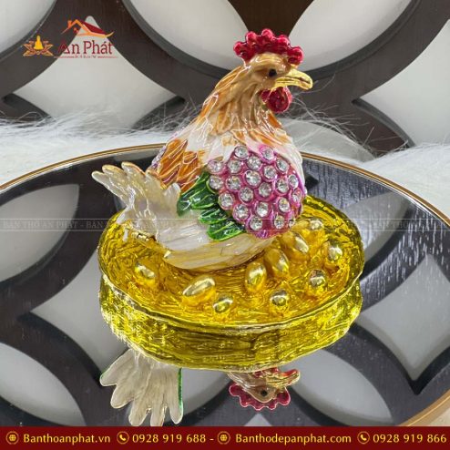 ga de trung vang phong thuy vp0094 4