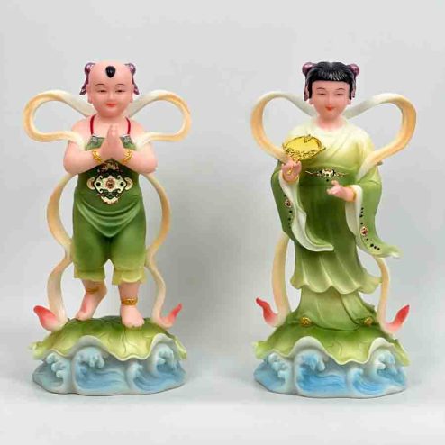 Tiên Đồng Ngọc Nữ Đá Xanh Lục Bảo VP0098