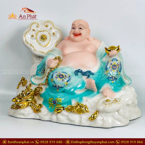 tuong phat di lac nhu y da viet xanh tdl019 3