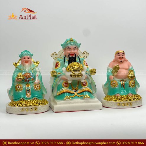 tuong than tai tho dia da xanh cao cap bo 3 ong t0126 3