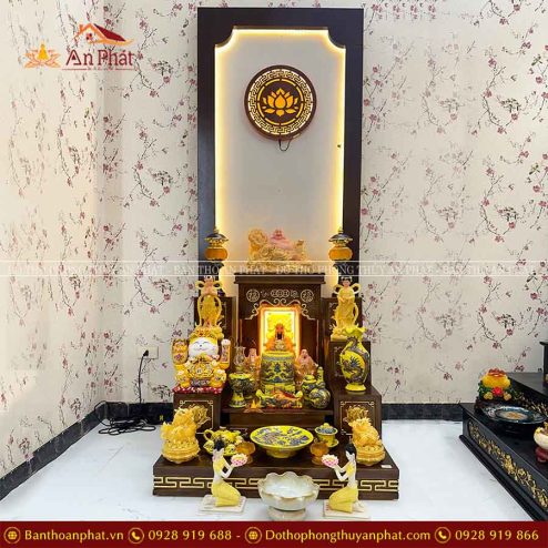 Ban Thờ Thần Tài Ông Địa Đẹp Đủ Đồ Thờ Đắp Nổi Vàng Cao Cấp TT823 10 ban tho than tai ong dia dep du do tho dap noi vang cao cap tt823 3
