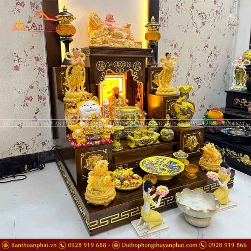 Ban Thờ Thần Tài Ông Địa Đẹp Đủ Đồ Thờ Đắp Nổi Vàng Cao Cấp TT823 7 ban tho than tai ong dia dep du do tho dap noi vang cao cap tt823 4
