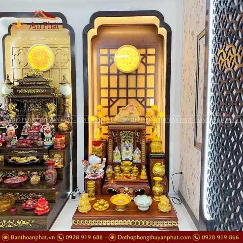 Ban Thờ Thần Tài Ông Địa Gỗ Hương Cao Cấp Đủ Đồ Thờ TT810 8 ban tho than tai ong dia go huong cao cap du do tho tt810 3