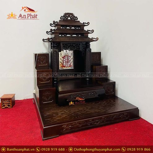 Bàn Thờ Thần Tài Ông Địa Mái Chùa Đồ Thờ Kim Xa TT846 7 ban tho than tai ong dia mai chua do tho kim xa tt846 3