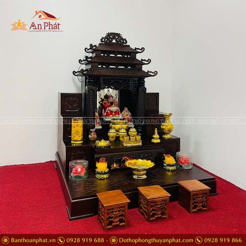 Bàn Thờ Thần Tài Ông Địa Mái Chùa Đồ Thờ Kim Xa TT846 10 ban tho than tai ong dia mai chua do tho kim xa tt846 6