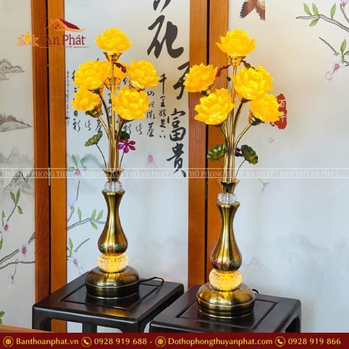 den tho cao cap 7 bong hoa sen luu ly dt1083 3