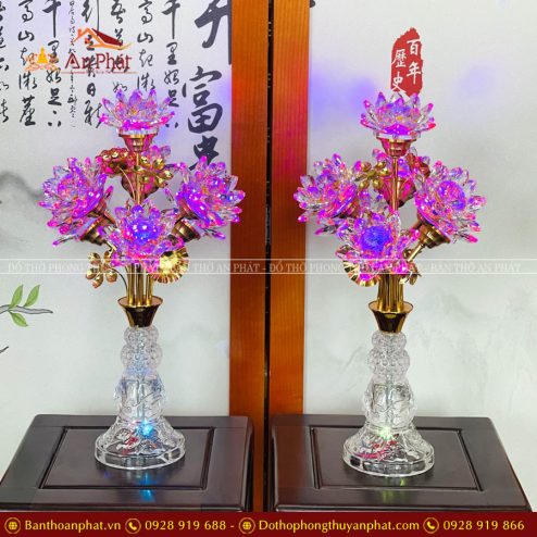 den tho thuy tinh bong pha le 7 bong cao cap dt1080 4