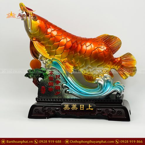 Tượng Cá Chép Vượt Vũ Môn Chiêu Tài VP0132