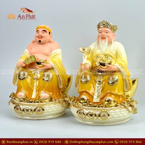 tuong than tai ong dia chau vang da thach anh vang t0190 3