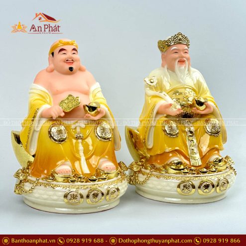 tuong than tai ong dia chau vang da thach anh vang t0190 4