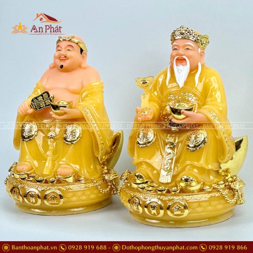 tuong than tai tho dia bo 2 ong chau vang da thach anh cao cap t0199 4