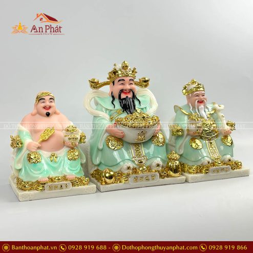 tuong than tai tho dia bo 3 ong da cao cap xanh ngoc t0192 3