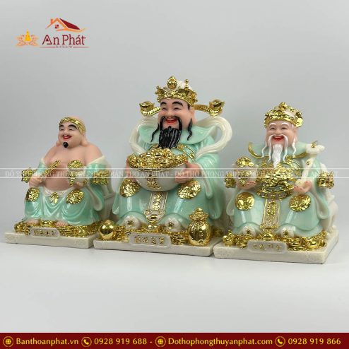 tuong than tai tho dia bo 3 ong da cao cap xanh ngoc t0192 4