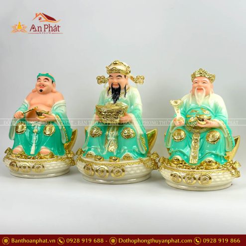 tuong than tai tho dia bo 3 ong de tron da thach anh xanh t0186 3