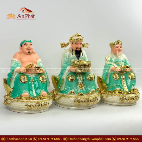 tuong than tai tho dia bo 3 ong de tron da thach anh xanh t0186 4