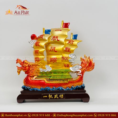 Tượng Thuyền Thuận Buồm Xuôi Gió Phong Thuỷ VP0130