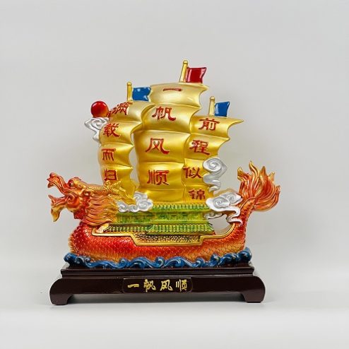 Tượng Thuyền Thuận Buồm Xuôi Gió Phong Thuỷ VP0130