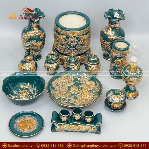 bo do tho cao cap ve vang 24k xanh luc bao gs1261 4