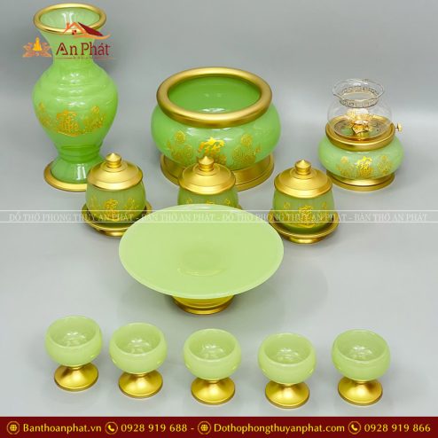 bo do tho gom su ngoc boc dong cao cap xanh ngoc gs1221 2