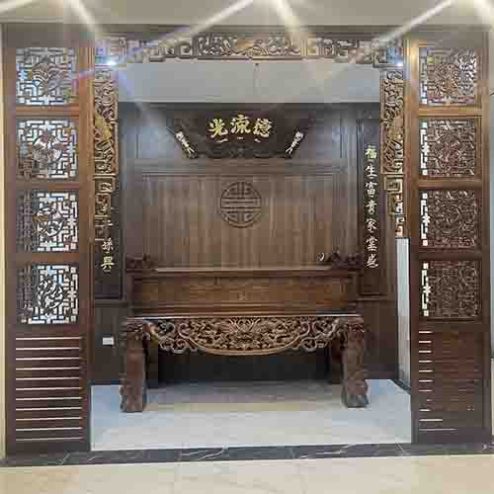 Vách Ngăn Phòng Thờ Hiện Đại Cao Cấp VN355