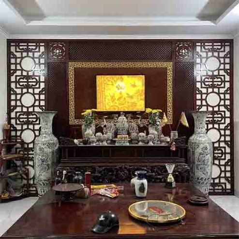 Vách Ốp Phòng Thờ Cao Cấp VN354