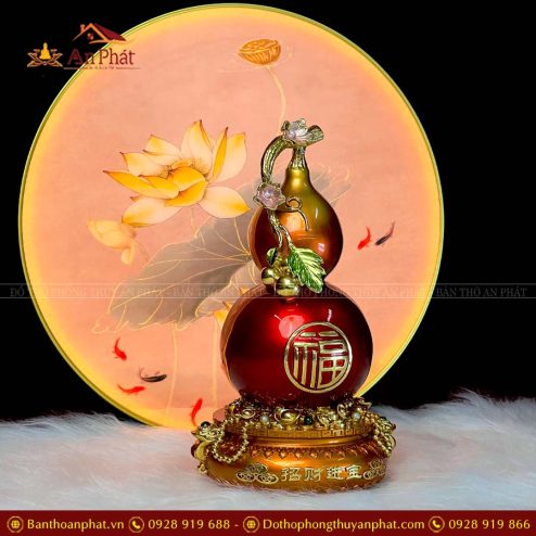 ho lo chau bau do decor phong thuy do vp0136 4