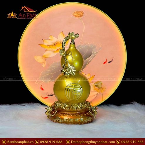 ho lo chau bau vang phong thuy decor vp0138 3