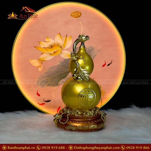 ho lo chau bau vang phong thuy decor vp0138 5