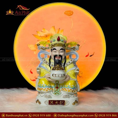 tuong than tai su duc hoa vang cao cap t0248 3