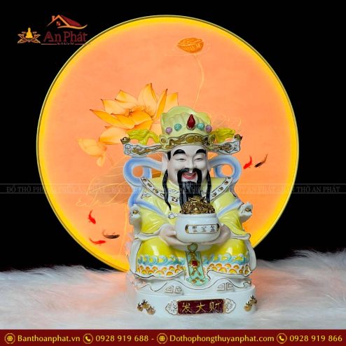 tuong than tai su duc hoa vang cao cap t0248 4