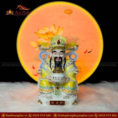 tuong than tai su duc hoa vang cao cap t02485