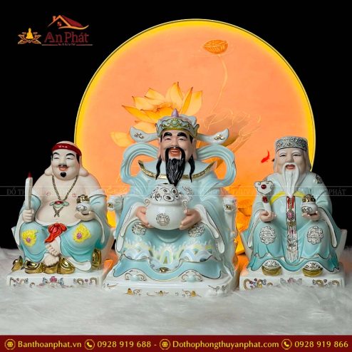 tuong than tai su duc hoa xanh cao cap bo 3 ong t0244 3