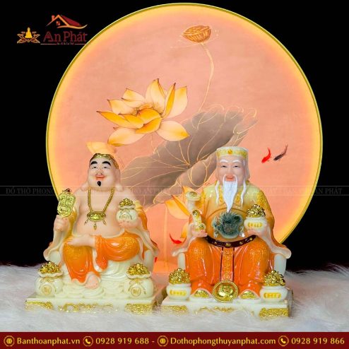 tuong than tai tho dia bo 2 ong da cam cao cap t0230 4