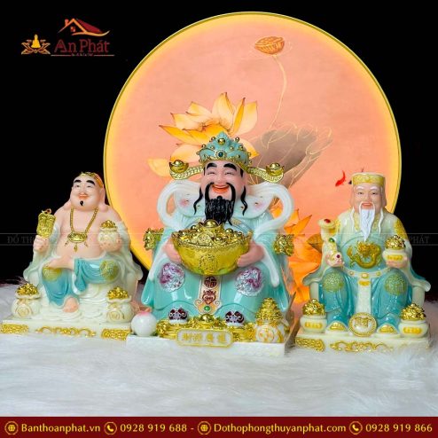 tuong than tai tho dia bo 3 ong da cao cap xanh t0220 4