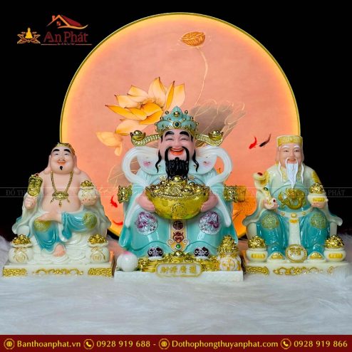 tuong than tai tho dia bo 3 ong da cao cap xanh t0220 5