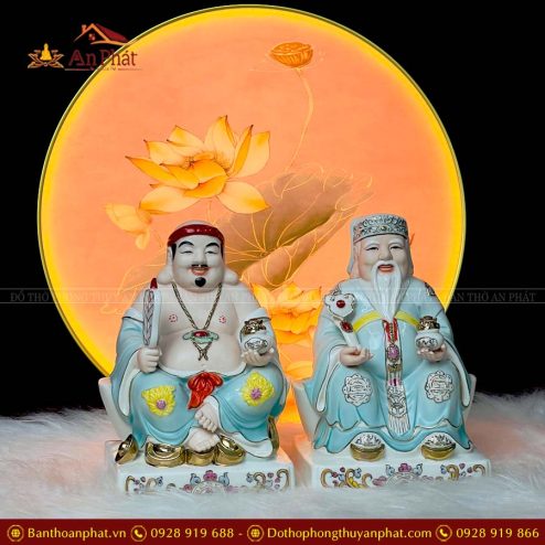 tuong than tai tho dia su duc hoa xanh bo 2 ong t0243 3