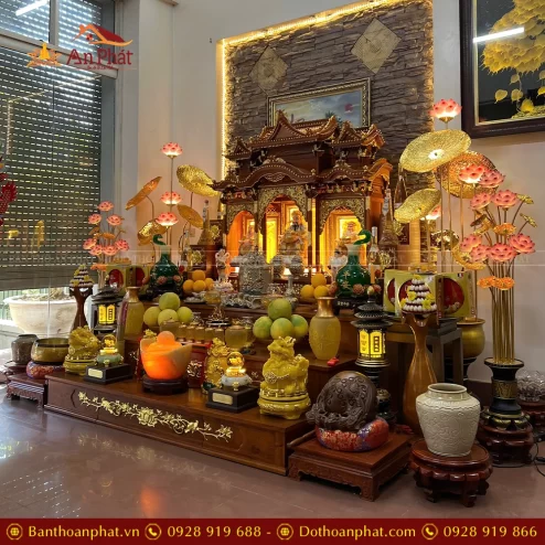 Ban Thần Tài 3 Gian Cao Cấp TT868 9 ban than tai 3 gian cao cap tt868 3