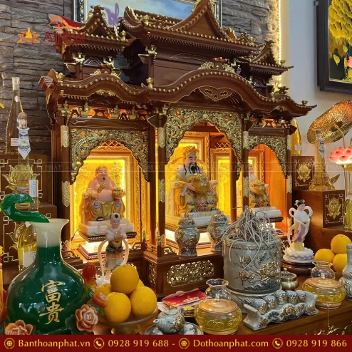 Ban Thần Tài 3 Gian Cao Cấp TT868 14 ban than tai 3 gian cao cap tt868 8