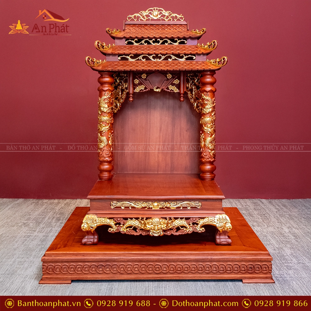 Ban Thần Tài Cao Cấp 3 Mái TT872 29 Ban Thần Tài Cao Cấp 3 Mái TT872